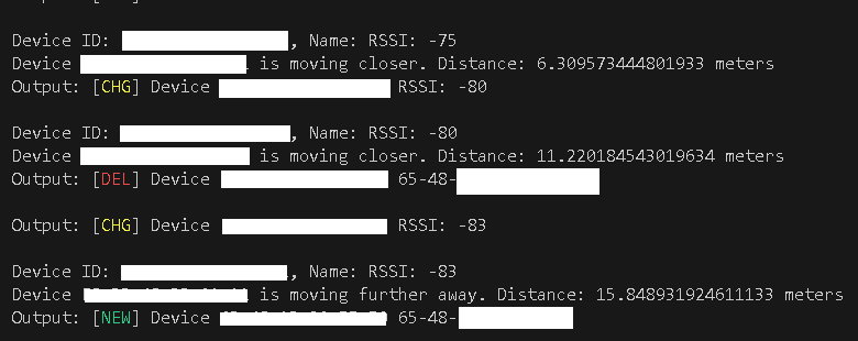 Bluetooth Tracker in action screenshot 1