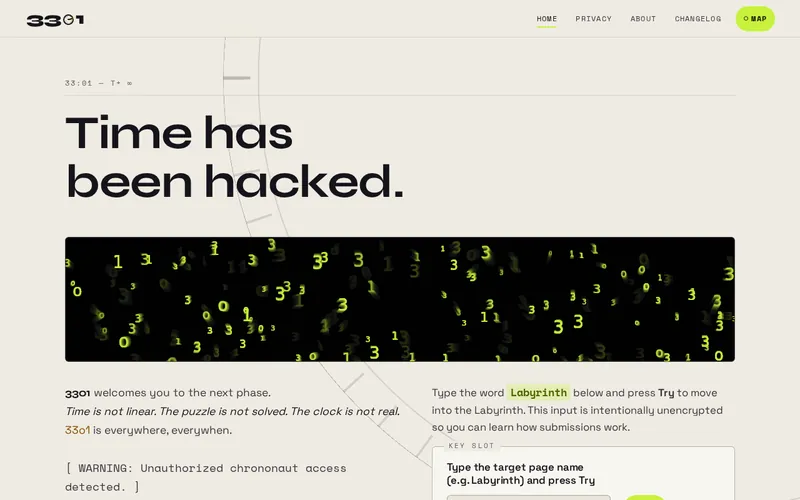 33o1.com — the front page
