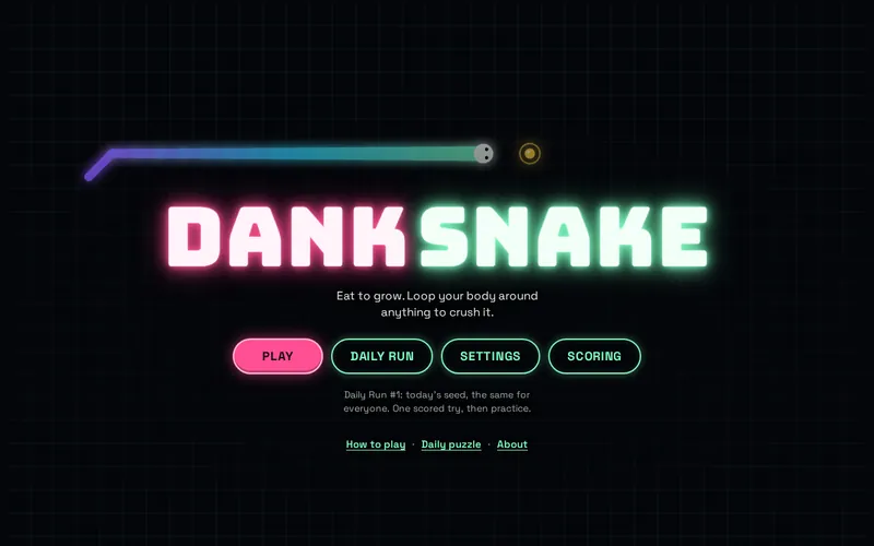 DankSnake.com — the front page